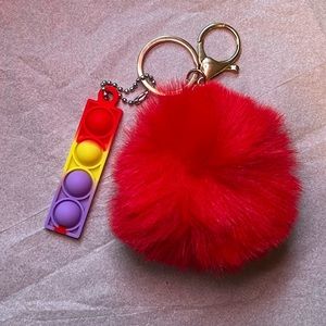 Brand new bag charm and fidget keychain